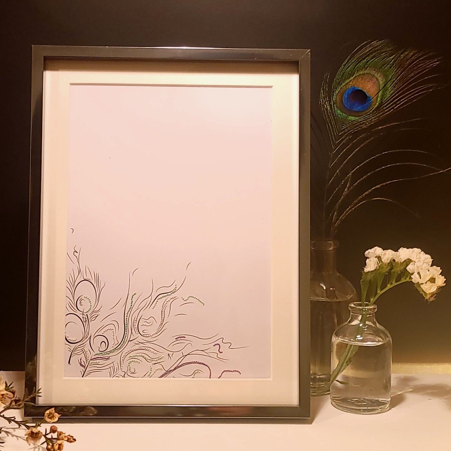 Le Souffle de l'Iris : Nuance | Illustration Broderie A5