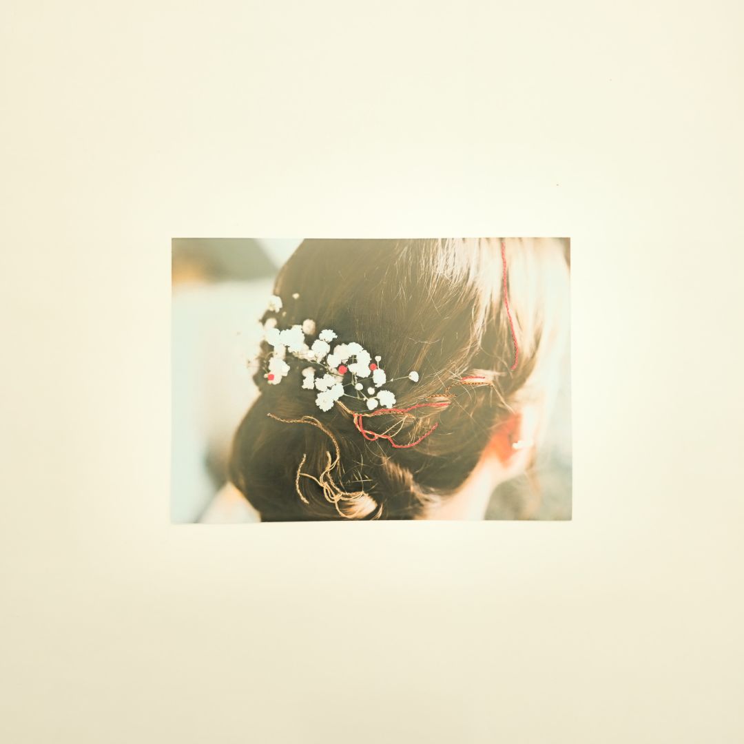 Photo brodée personnalisée – Format A5