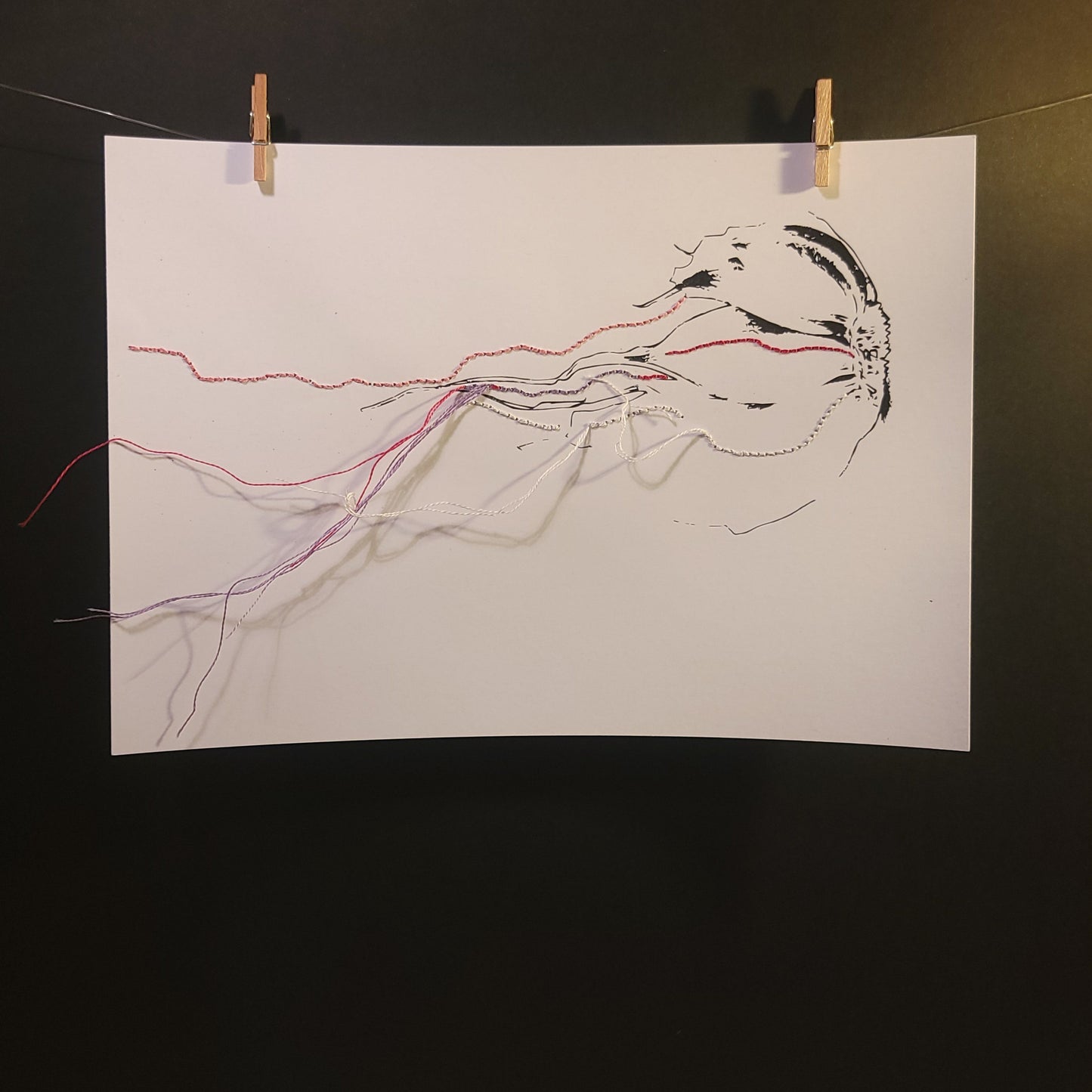 Nébuleuse d'allicine | Illustration Broderie A5