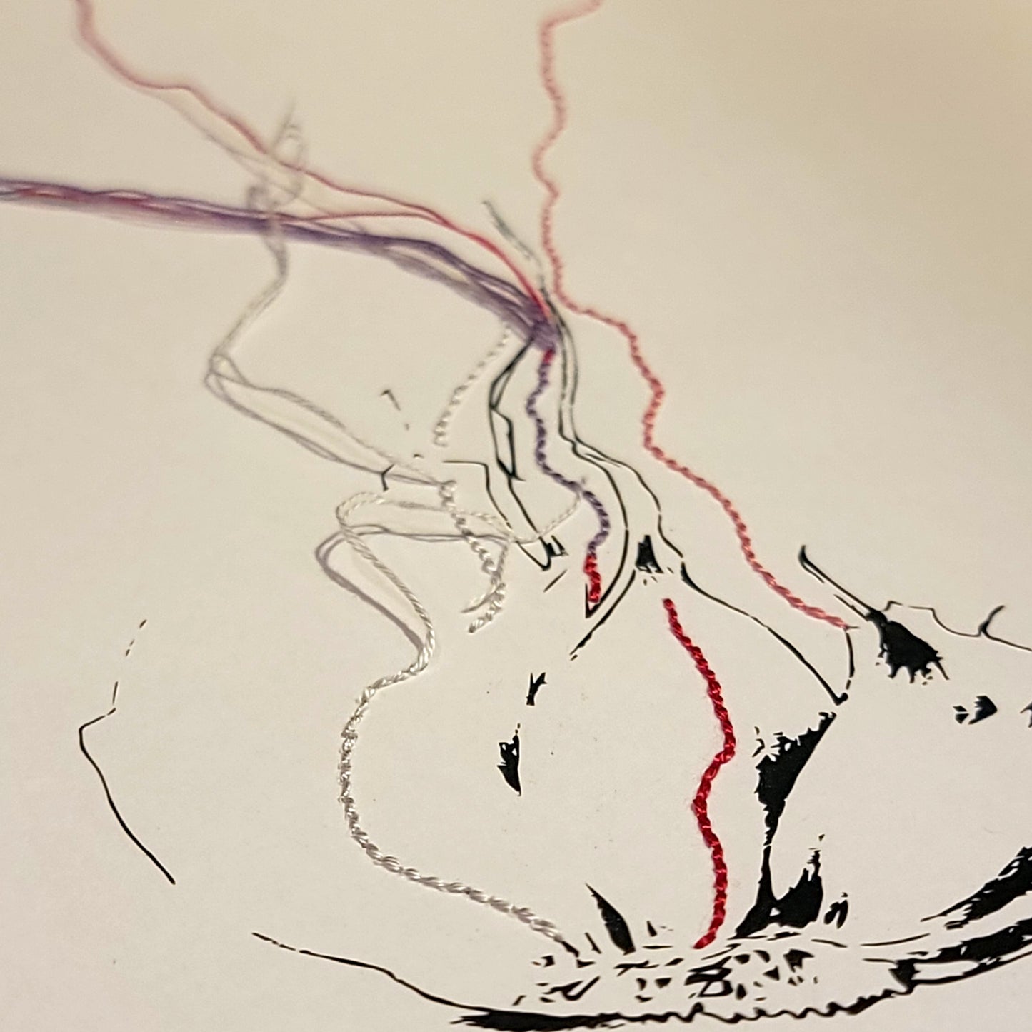 Nébuleuse d'allicine | Illustration Broderie A5