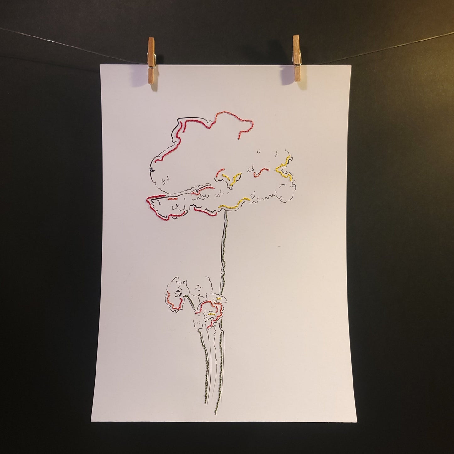 Poésie du jour | Illustration Broderie A5